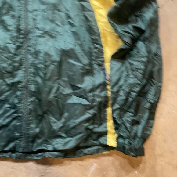 Mens XL Rain Resistant Green Full Zip Pullover Hoodie - Picture 5 of 7